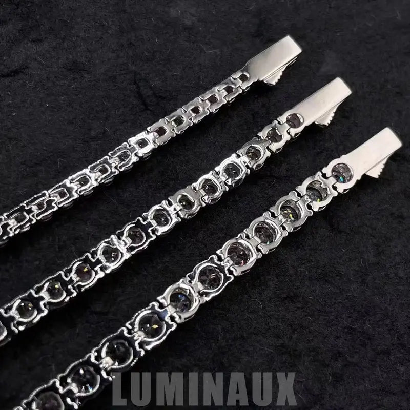Unisex High Quality Classic Round Cut Simulated Coloured Gemstone Tennis Bracelet for Adults, 3mm-6mm AAAAA+ D Color VVS Synthetic Stone Link Jewelry for Daily Wear, High Quality Bracelet, Synthetic/Simulated Coloured Gemstone