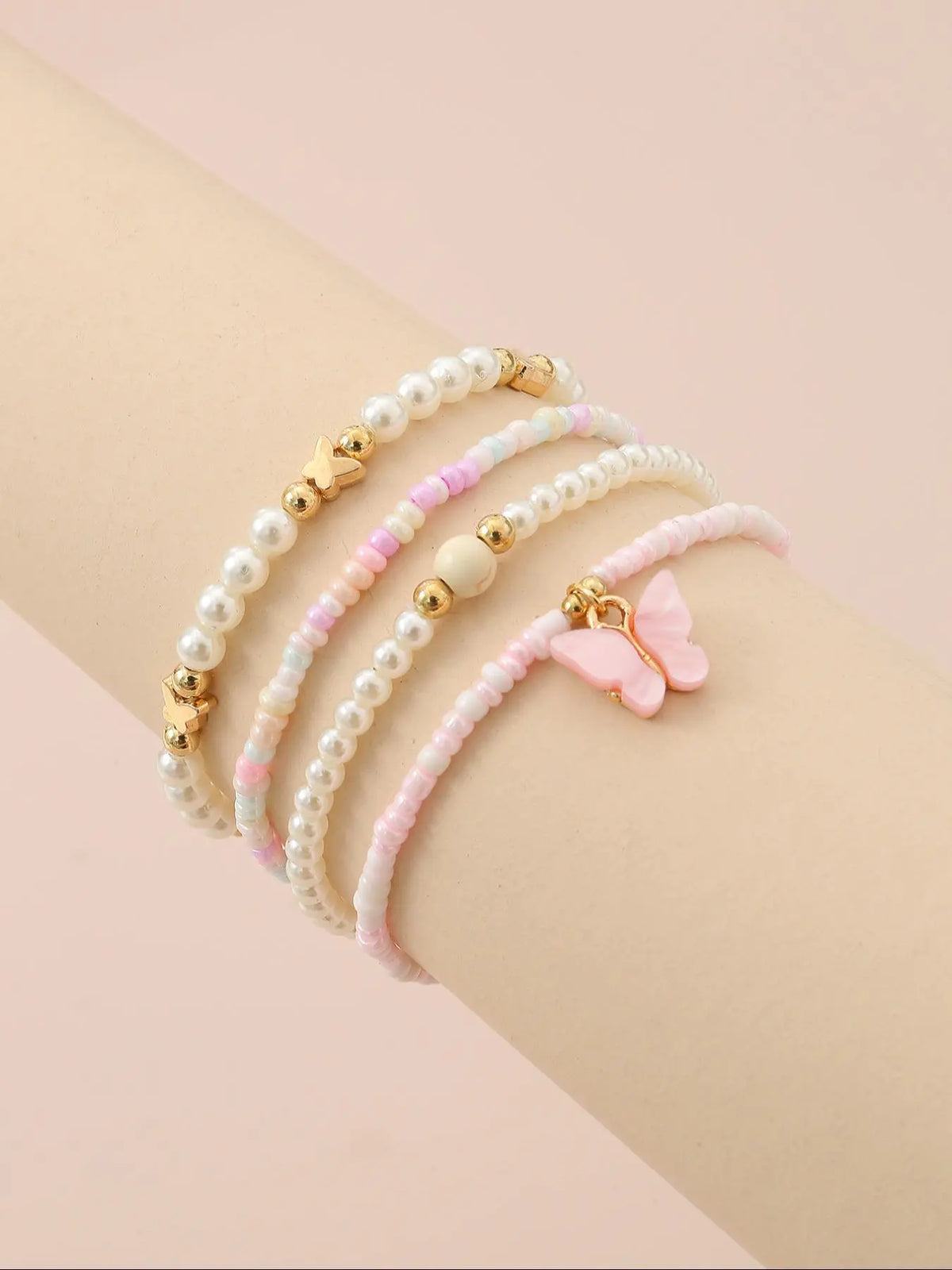 Cute Butterfly Design Anklet, Fashionable Jewelry for Girls, Boho Style Jewelry for Party, Daily Clothing Decor, Trendy All-match & Exquisite Jewelry for Gift, Trendy Fashionable Accessories