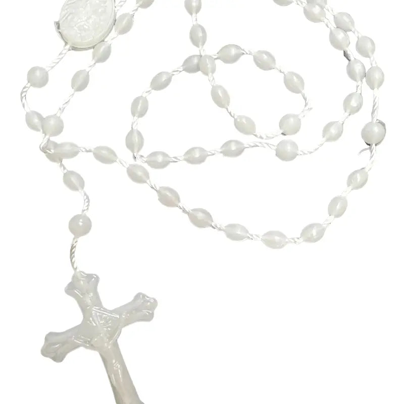 PLASTIC ROSARY: GLOW IN THE DARK
