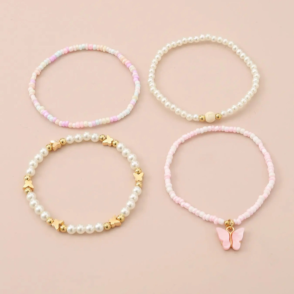 Cute Butterfly Design Anklet, Fashionable Jewelry for Girls, Boho Style Jewelry for Party, Daily Clothing Decor, Trendy All-match & Exquisite Jewelry for Gift, Trendy Fashionable Accessories