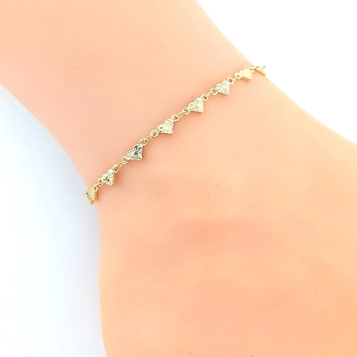 Fashionable Heart Design Anklet for Women & Girls, Dainty Layered Anklet, New Fashion Jewelry for Party, Daily Clothing Decor, Trendy All-match & Exquisite Jewelry for Birthday Gift, Fashionable Jewelry Accessories, Fashionable Accessory