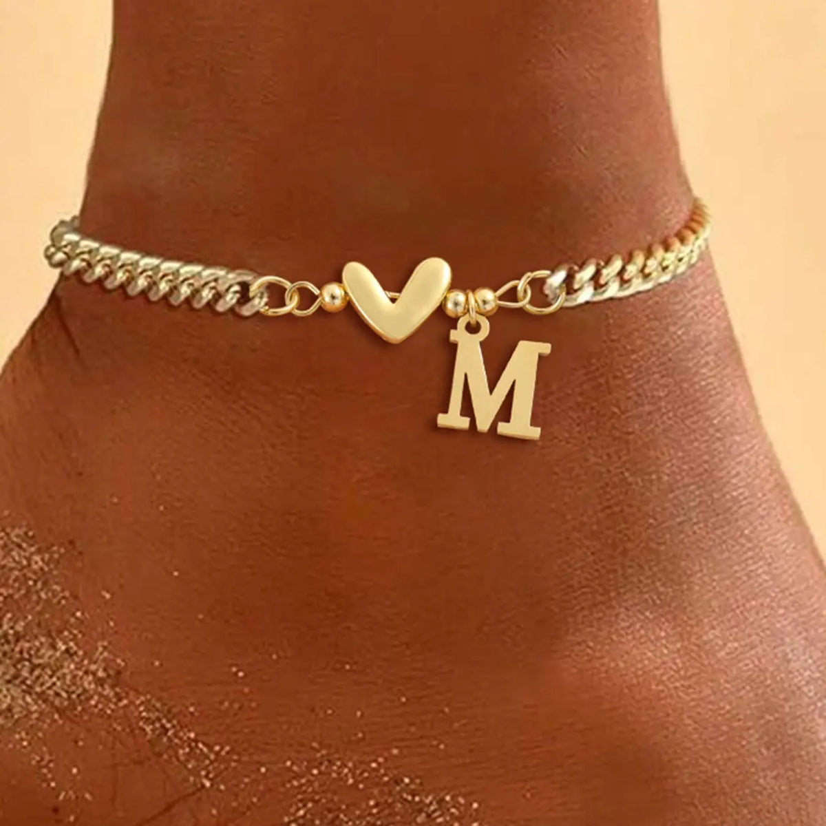 Women's Stainless Steel Cuban Chain Anklet, Simple Classic Design, Plated Precious Metal, Casual Style, Trendy Jewellery Accessories, All Seasons Wear, Versatile Accessory, Wearable Jewelry