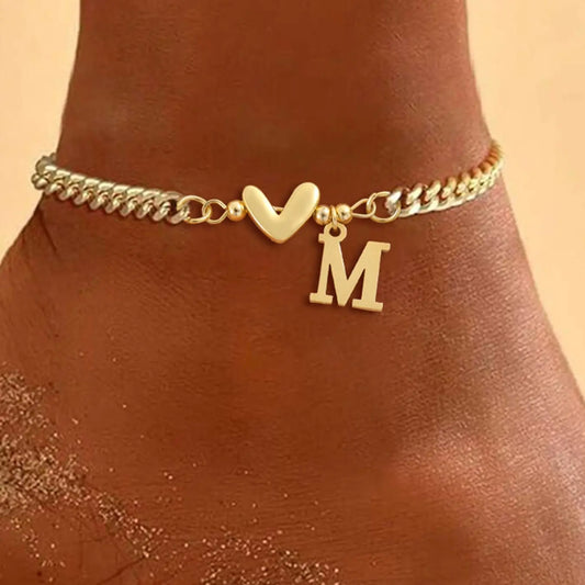 Women's Stainless Steel Cuban Chain Anklet, Simple Classic Design, Plated Precious Metal, Casual Style, Trendy Jewellery Accessories, All Seasons Wear, Versatile Accessory, Wearable Jewelry