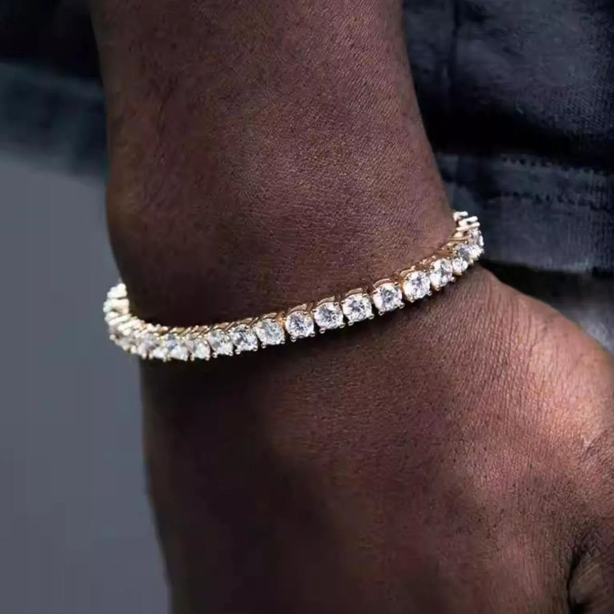 2024 Summer Rhinestone Decorated Trendy Bangle, Elegant Fashion Accessories for Women & Men Daily Wear, Minimalist Aesthetic Jewelry Gift, Daily Wear Bracelet