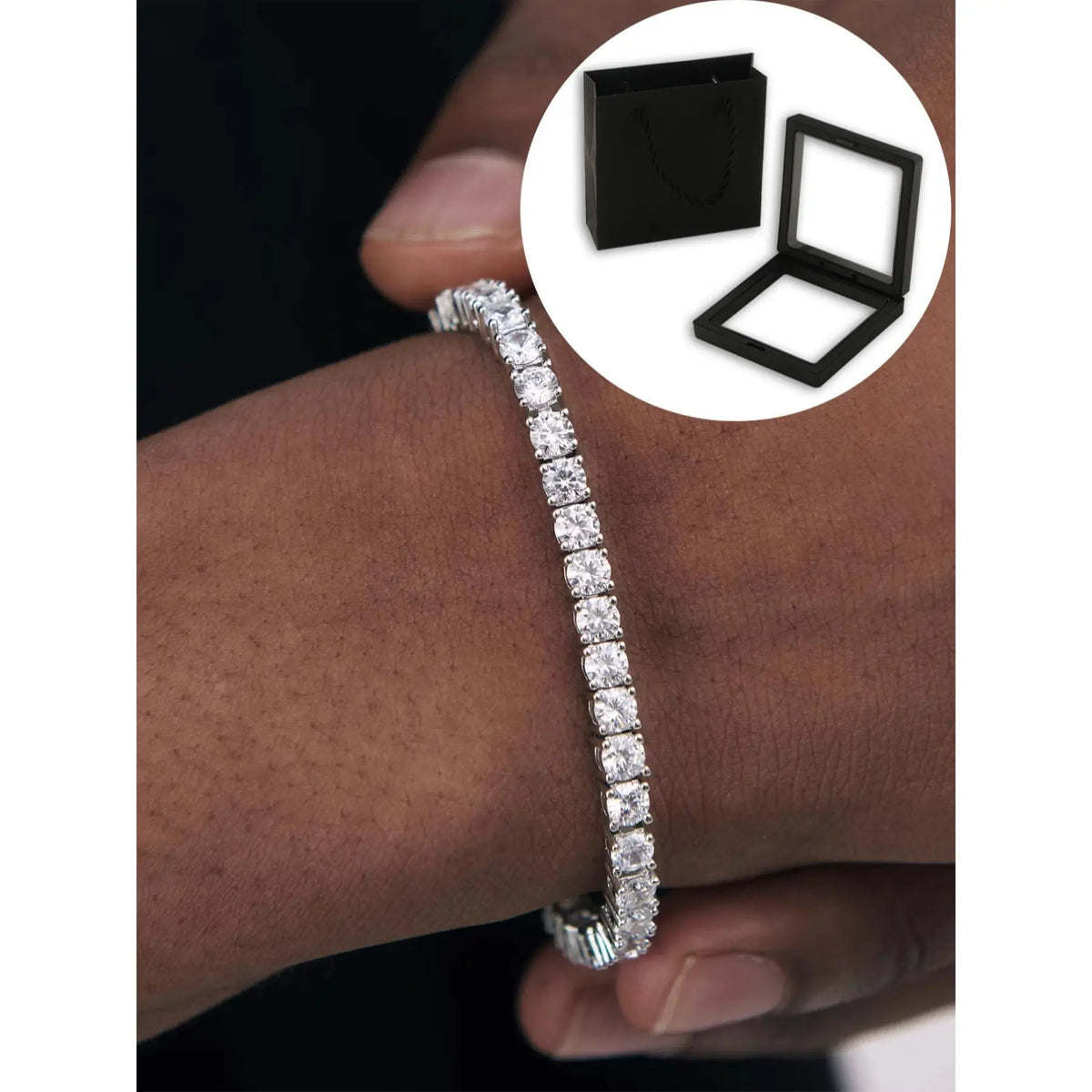 2024 Summer Rhinestone Decorated Trendy Bangle, Elegant Fashion Accessories for Women & Men Daily Wear, Minimalist Aesthetic Jewelry Gift, Daily Wear Bracelet