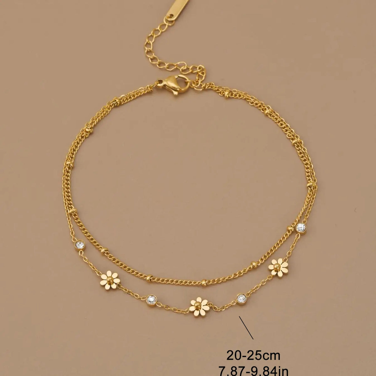 Women's Stainless Steel Anklet Jewelry, Casual Style, Layers, Dainty Layered Anklet, Layered Anklet, Perfect Jewelry Gifts for Women, Girls, Friends, Family, Daily Wear & Special Occasions