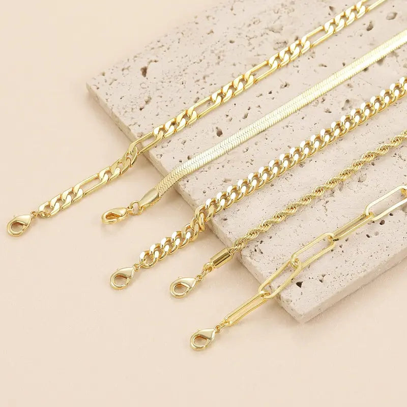 FREEKISS Bracelets For Women Jewelry Sets For Women Cute Tennis Bracelets For Fashion Cuban Link Paperclip Chain Dainty Bracelet Pack Gifts For Women Girls
