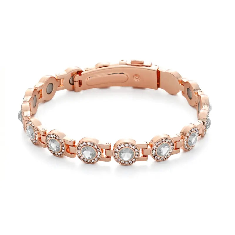 YLNWH Copper Bracelets for Women – Pure Copper Magnetic Bracelet with 3500 Gauss Effective Magnets, Trendy Stack Stretch Bangle, Modern Fashion Accessories, Perfect Valentine’s Day Gift