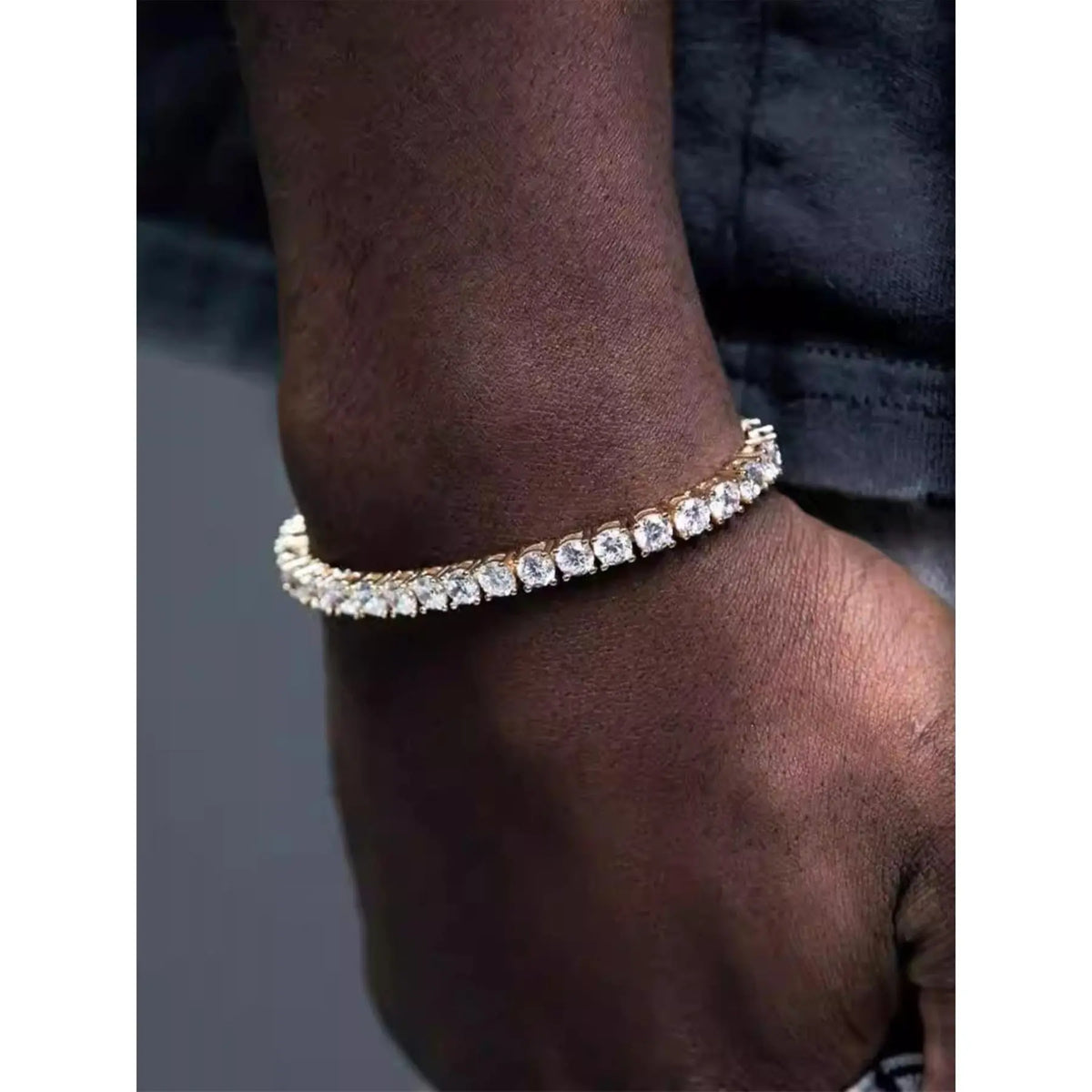 2024 Summer Rhinestone Decorated Trendy Bangle, Elegant Fashion Accessories for Women & Men Daily Wear, Minimalist Aesthetic Jewelry Gift, Daily Wear Bracelet