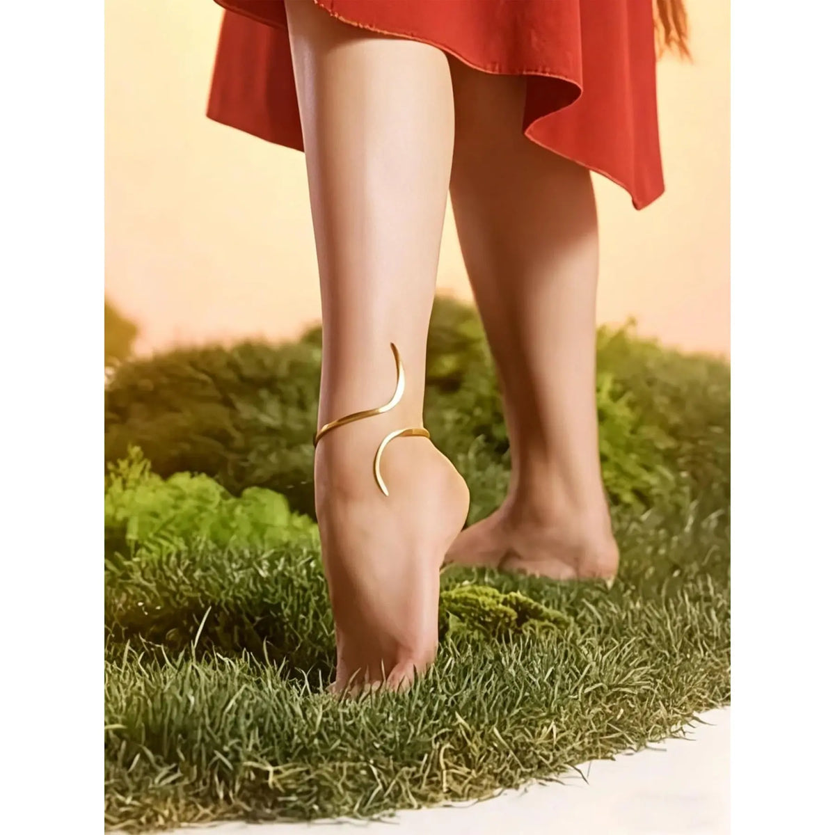 Vintage S Shaped Stackable Anklet for Women, Elegant Trendy Foot Chain Jewelry, Daily Wear & Holiday Gift Accessory