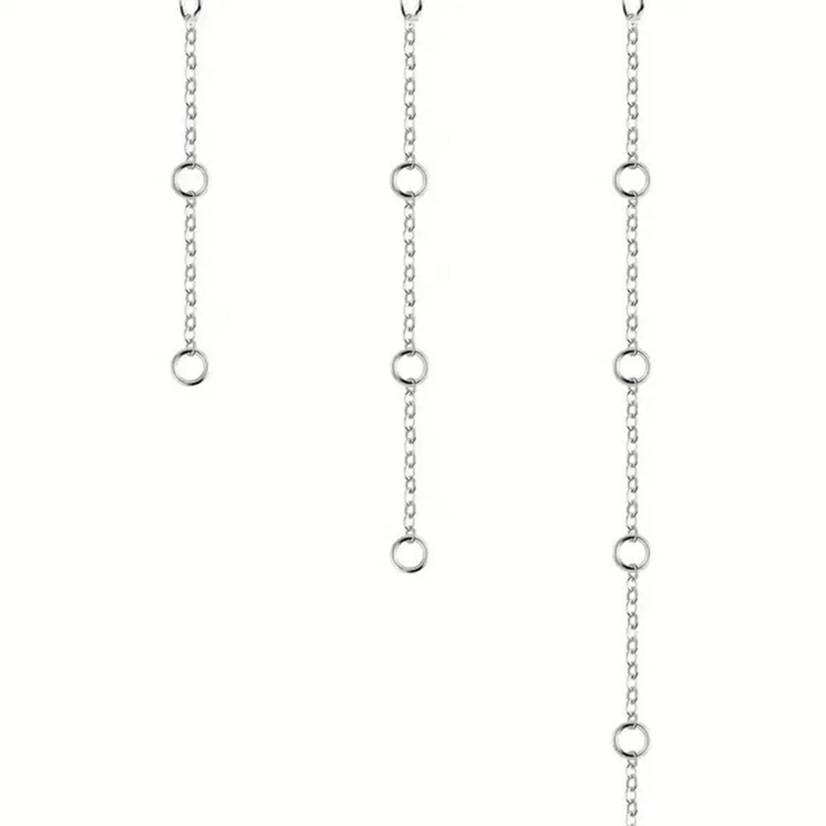 Stainless Steel Necklace Extension Chain Set, Necklace Layering Clasp, Stacking Necklace, Fashion Jewelry for Women & Men, Trendy All-match & Exquisite Jewelry for Birthday Gift