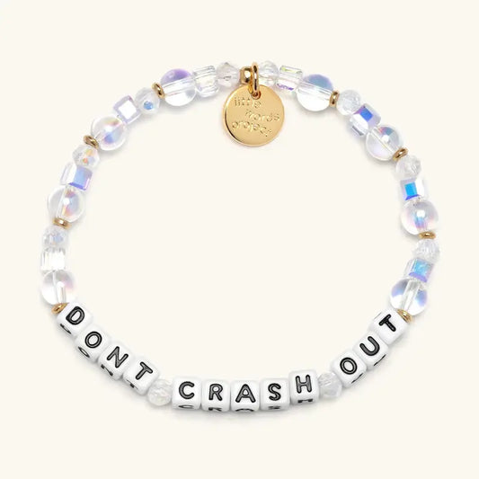 Little Words Project Don't Crash Out Kindness Cycle Beaded Bracelet - Unisex Adults' Jewelry Accessories, Gifts for Women, Daily Wear Accessory