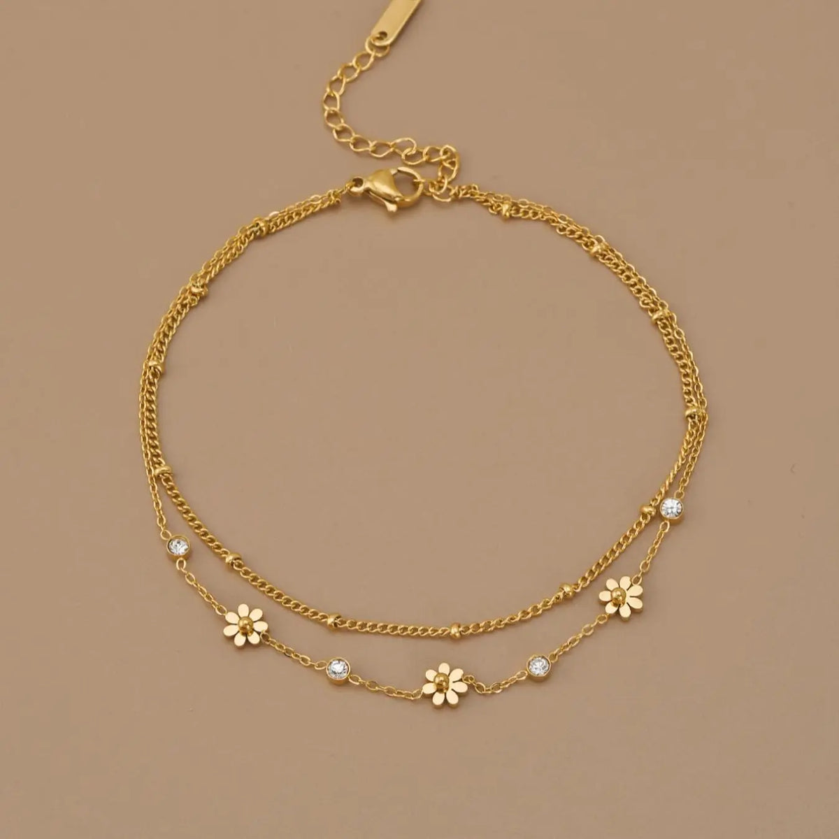 Women's Stainless Steel Anklet Jewelry, Casual Style, Layers, Dainty Layered Anklet, Layered Anklet, Perfect Jewelry Gifts for Women, Girls, Friends, Family, Daily Wear & Special Occasions