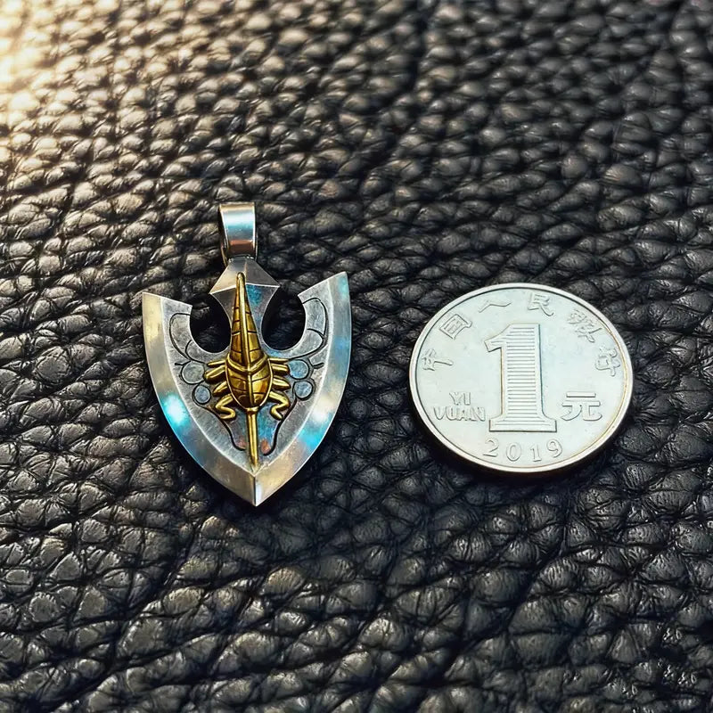 Anime merchandise: JoJo's Bizarre Adventure Golden Arrow necklace Fashion Accessories, French vintage style, unique and exquisite.