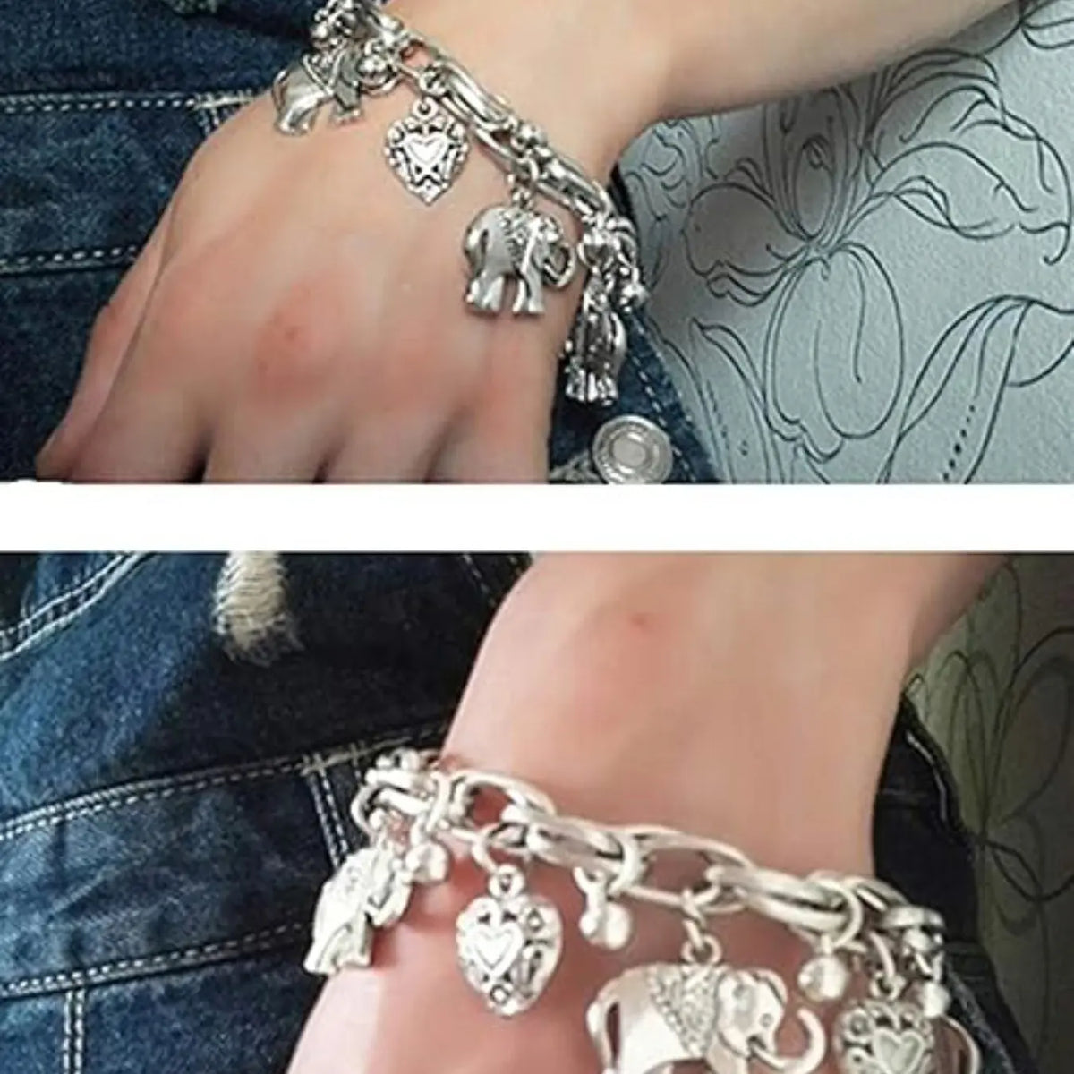 Vibrant Autumn Anklet, Elephant Heart Pendant, Retro Charm, Vintage, Boho, Alloy Chain, Party Style, Trendy Fashionable Accessories, Suitable for Teens and Women, All Seasons, Jewelry, Foot Jewelry