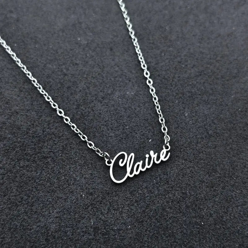 AS030 Personalized Custom Multiple Name Necklaces Stainless Steel Couple Name Necklaces Family Gifts For Mother's Day