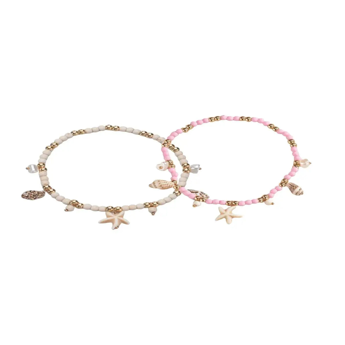 Starfish and Shell Beaded Boho Anklet for Women and Girls, Cute Ankle Bracelet Gift for Birthdays, Parties and Everyday Wear, Trendy Jewelry, Fashion Chic Accessories, Trendy Fashionable Accessories