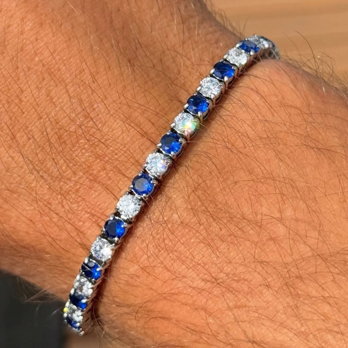 2024 Summer Rhinestone Decorated Trendy Bangle, Elegant Fashion Accessories for Women & Men Daily Wear, Minimalist Aesthetic Jewelry Gift, Daily Wear Bracelet