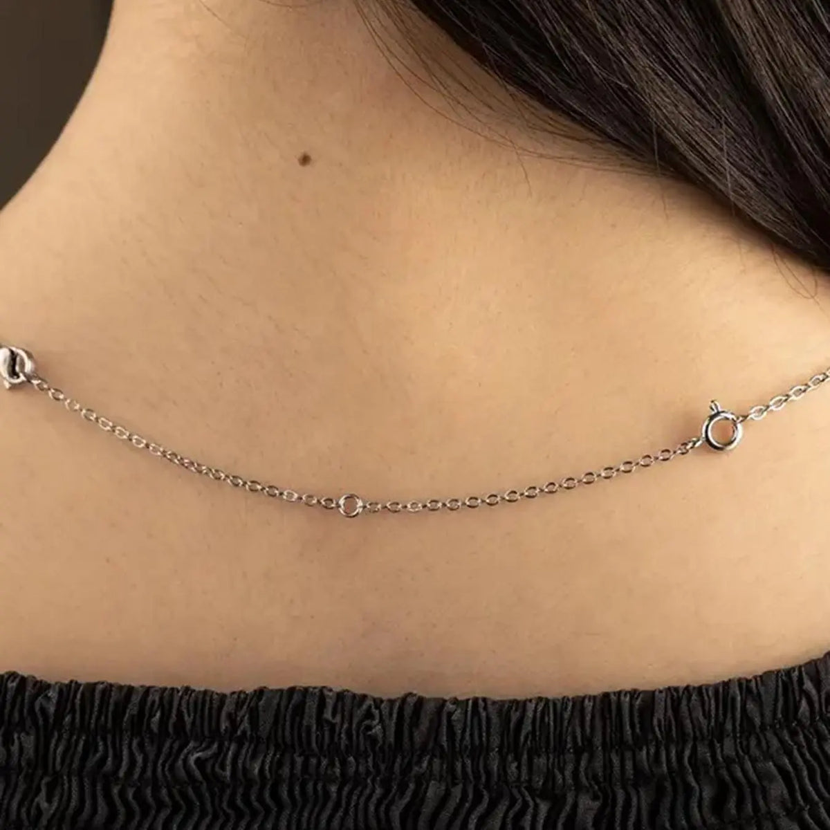 Stainless Steel Necklace Extension Chain Set, Necklace Layering Clasp, Stacking Necklace, Fashion Jewelry for Women & Men, Trendy All-match & Exquisite Jewelry for Birthday Gift