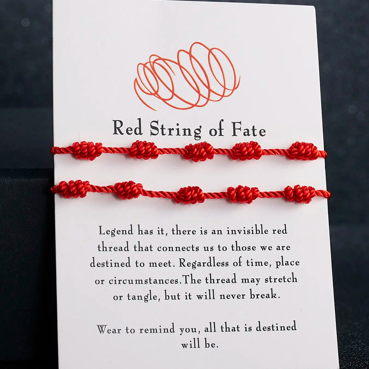 6 Pcs/Set Red String Knot Bracelet for Couples, Rope Braided Bracelets Good Luck Amulet, Handmade Protection Jewelry Set
