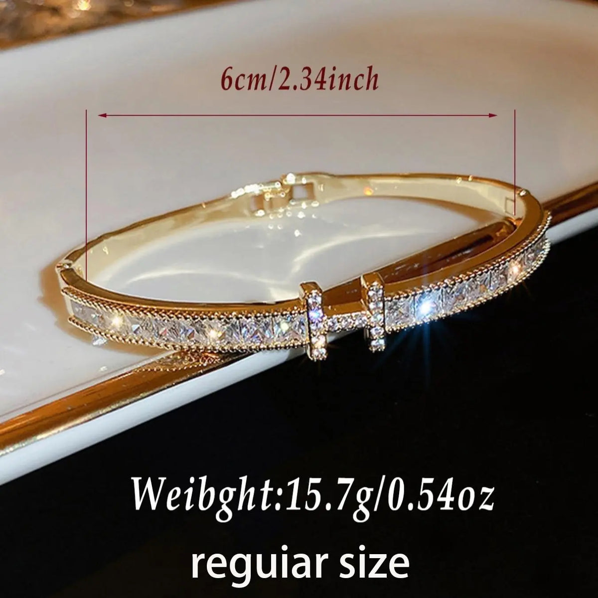 Letter H Design Bangle, Fashionable Rhinestone Decorated Bangle for Women & Girls, Trendy All-match & Exquisite Jewelry for Birthday Gift, Rhinestone Bangle Bracelet, Rhinestone Decor Bangles, Bracelets Jewelry