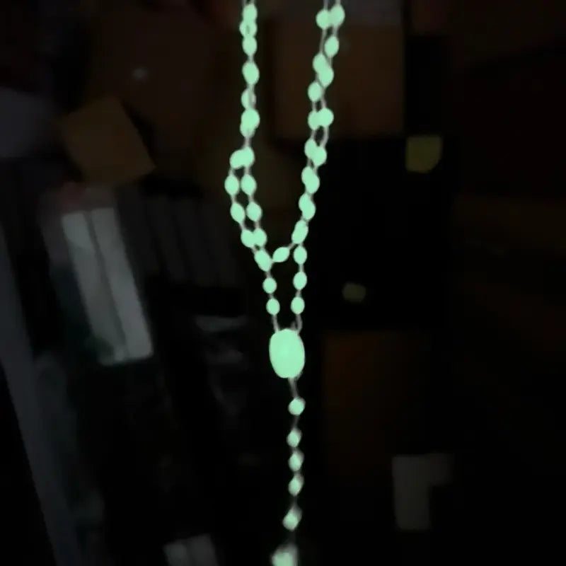PLASTIC ROSARY: GLOW IN THE DARK