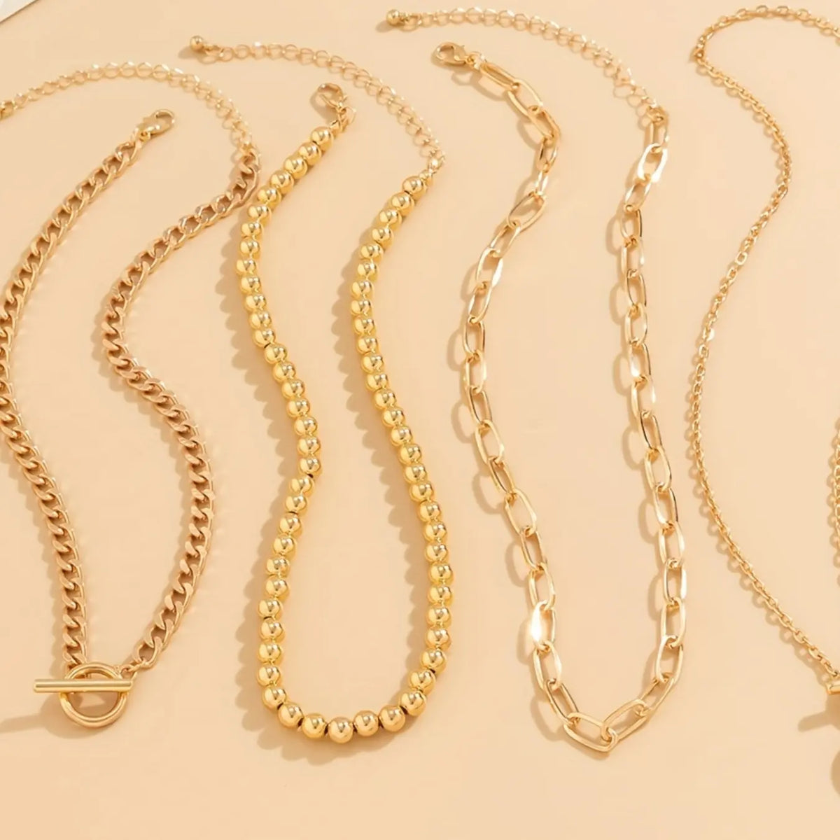 Women's Boho Shell Necklace Set, Dainty necklaces, Dainty Layering Jewelry, Stylish Everyday Jewelry, Geometric Ot Clasp Short Heart Pendant Jewelry, All-Season Versatile Accessories for Women, Fashionable Jewelry Accessories