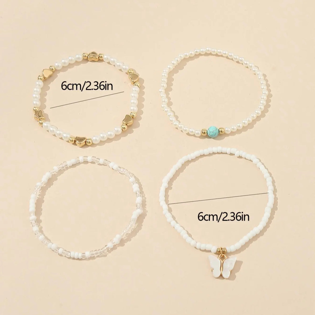 Cute Butterfly Design Anklet, Fashionable Jewelry for Girls, Boho Style Jewelry for Party, Daily Clothing Decor, Trendy All-match & Exquisite Jewelry for Gift, Trendy Fashionable Accessories