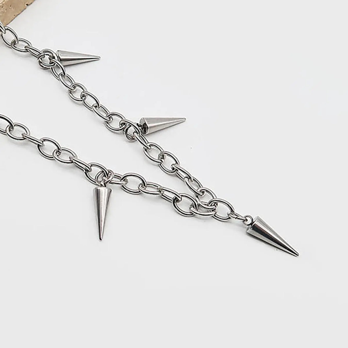 Punk Style Creative Geometric Design Pendant Necklace, Stainless Steel Pendant Necklace, Fashion Jewelry for Men As Gift, Exquisite Chain Jewelry, Durable Fashion Accessory, Punk Style Accessories, Fashionable Accessory