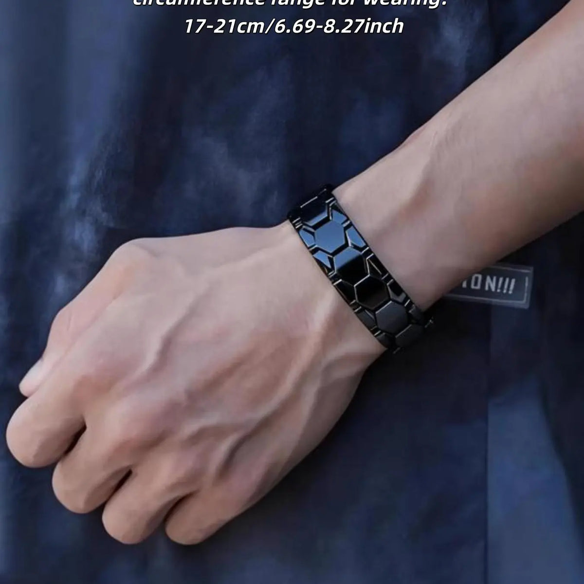 Copper Magnetic Bracelet Energy Men Women, 7.8in Alloy Chain Bracelet Bangle Fashionable Bangle, Link Bracelets for Men & Women, Punk Style l ,Trendy All-match & Exquisite Jewelry for Birthday Gift